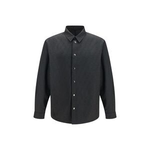 Fendi Black Polyester Pattern Men's Shirt